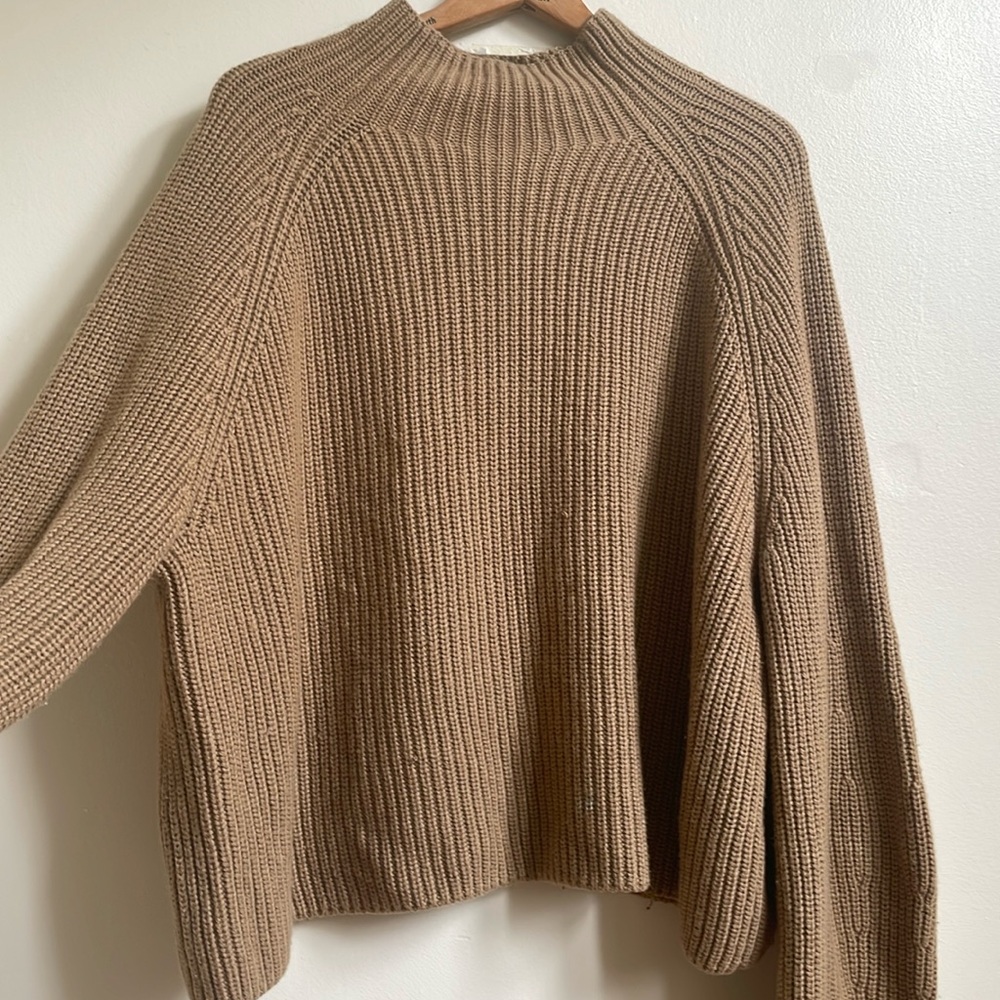 & Other Stories Tan Oversized Sweater